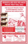 BEISEKER & RED ROCK RED ANGUS PRIVATE TREATY BULL SALE