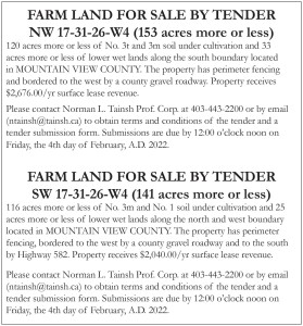 Farm Land For Sale By Tender