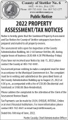 2022 PROPERTY ASSESSMENT/TAX NOTICES