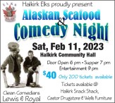 Alaskan Seafood & Comedy Night