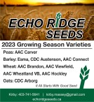  2023 Growing Season Varieties